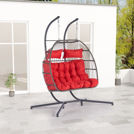 PY2- Outdoor Rattan Furniture Hanging Chair Egg Chair - Likeshoppe 