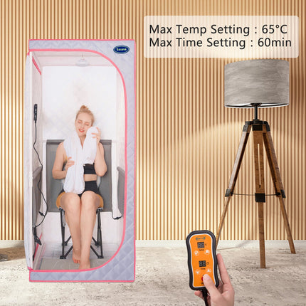 AK6- Portable Full Size  Infrared Sauna tent–Personal Home Spa;  with Infrared Panels;  Heating Foot Pad; Controller;  Foldable Chair ; Reading light.Easy to Install.Fast heating - Likeshoppe 