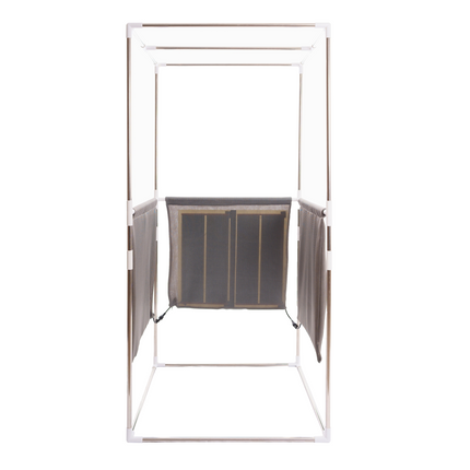 AK5- Portable Plus Type Full Size Far Infrared Sauna tent. Spa;  Detox ; Therapy and Relaxation at home.Larger Space; Stainless Steel Pipes Connector Easy to Install - Likeshoppe 