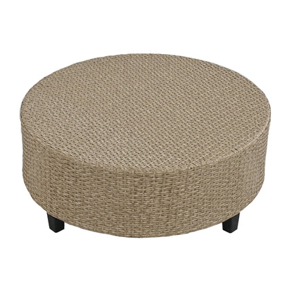 PX3- 6 - Person Fan-shaped Rattan Suit Combination with Cushions and Table,Suitable for Garden - Likeshoppe 