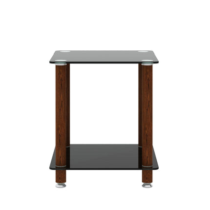 ST2- 1-Piece Side Table ;  2-Tier Space End Table ; Modern Night Stand;  Sofa table;  Side Table with Storage Shelve - Likeshoppe 