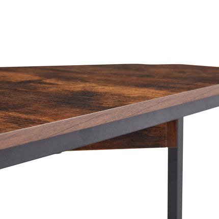 PW1- Triangle Computer Desk; Corner Desk With Smooth Keyboard Tray& Storage Shelves ; Compact Home Office; Small Desk With Sturdy Steel Frame As Workstation For Small Space; BLACK; 28.34''L 24''W 30.11''H - Likeshoppe 