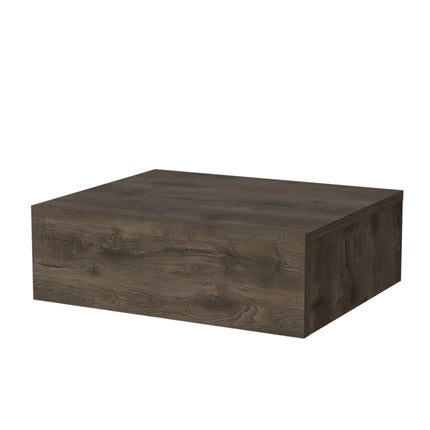 PE1- Vienna Floating Nightstand, Sleek Wall-Mounted Design with Spacious Drawer Storage, Dark Brown - Likeshoppe 