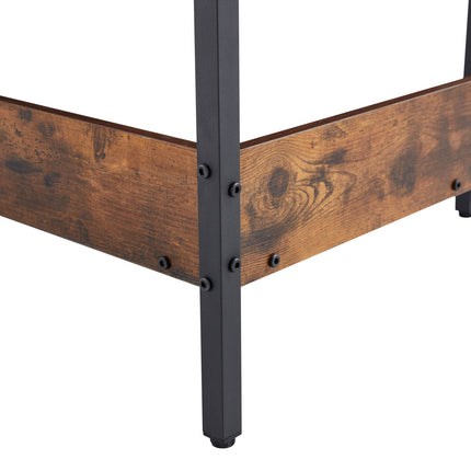 PW1- Triangle Computer Desk; Corner Desk With Smooth Keyboard Tray& Storage Shelves ; Compact Home Office; Small Desk With Sturdy Steel Frame As Workstation For Small Space; BLACK; 28.34''L 24''W 30.11''H - Likeshoppe 