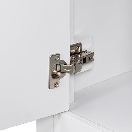 PT8- 36' Bathroom Vanity with Sink Combo;  White Bathroom Cabinet with Drawers;  Solid Frame and MDF Board - Likeshoppe 
