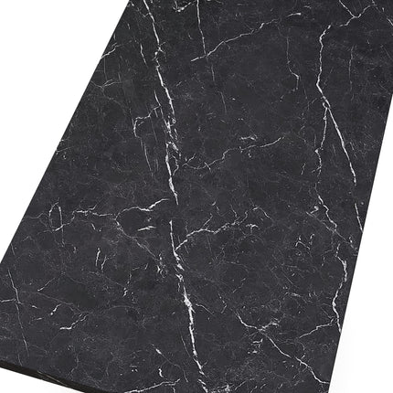 DT2- (TABLE ONLY) 70.87\"Modern Square Dining Table with Printed  Marble Table Top+ X-Shape Table Leg - Likeshoppe 