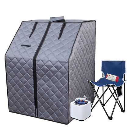 AK8- Sojourner Portable Sauna for Home - Steam Sauna Tent;  Personal Sauna - Sauna Heater;  Tent;  Chair;  Remote Included for Home Sauna - Enjoy Your Own Personal Spa - Likeshoppe 